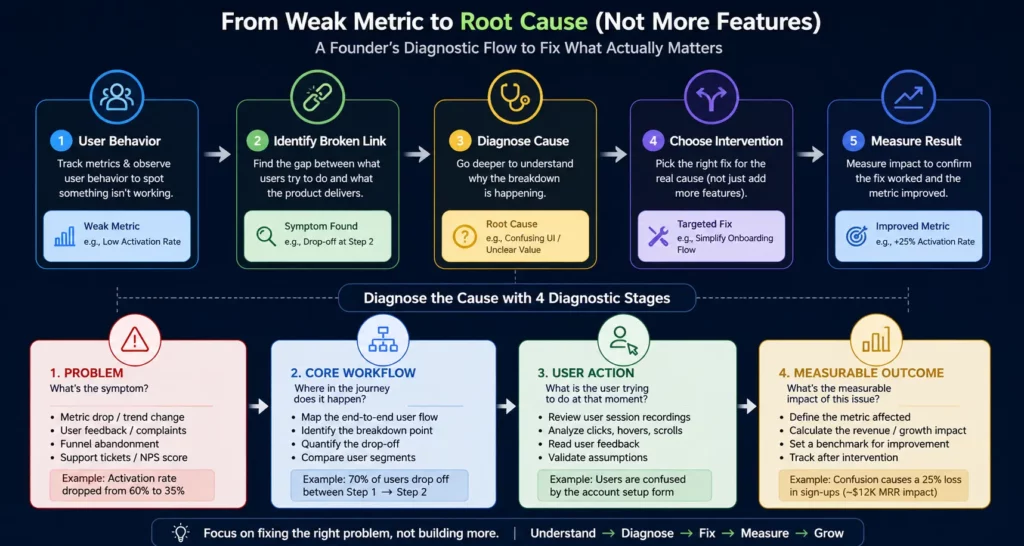 why mvps fail- from weak metric to root cause